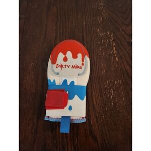 NEW Never used Dirty Mids baseball/softball sliding mitt in white, blue, and red